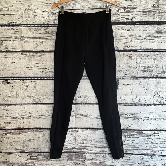 Boden Skinny Minnie Black Trouser Pants with Zip Detail Size 6 - Picture 3 of 14